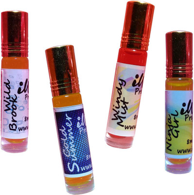 

Iwill Non Alcoholic Perfumes Floral Attar Fancy Ittar 32 ml Combo Set(Set of 4)
