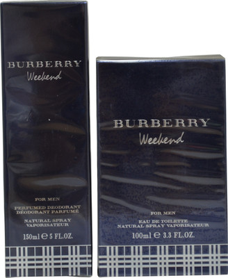 

Burberry Burberry Weekend EDT 100ml + Deo 150ml (M) Gift Set Combo Set(Set of 2)