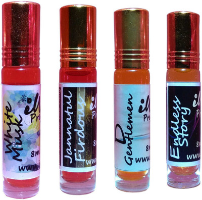 

Iwill Non Alcoholic Perfumes Floral Attar Fancy Ittar 32 ml Combo Set(Set of 4)