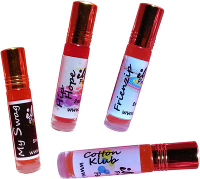 

Iwill Non Alcoholic Perfumes Floral Attar Fancy Ittar 32 ml Combo Set(Set of 4)