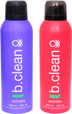 

United Colors Of Benetton CLEAN PURPLE WOMAN , CLEAN RED WOMAN Combo Set