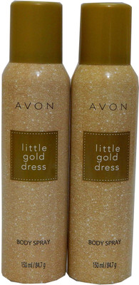 

Avon Little Gold Dress Body Each 150 ml Combo Set(Set of 2)