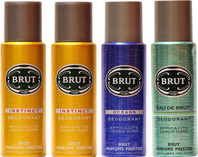 

Brut Instinct,Eau De Brut,Oceans Combo Set(Set of 4)