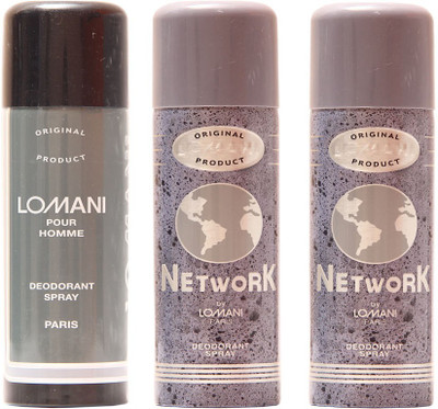 Lomani Network,Lomani Pour Homme Combo Set(Set of 3)