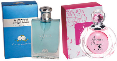 

Vincent valentine paris Set of Aqua de Valentine EDT & Anna's Glamour EDT Gift Set(Set of 2)