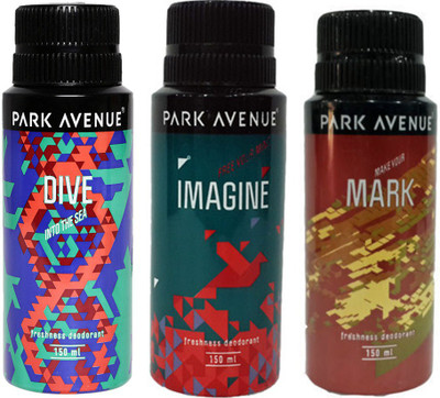 

Park avenue Dive,Imagine and Mark Deodorants Combo Set(Set of 3)