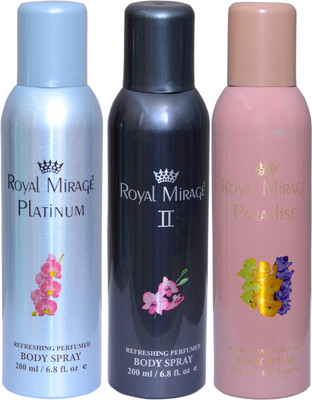 

Royal Mirage PLATINUM , GRAY II , PARADISE Combo Set