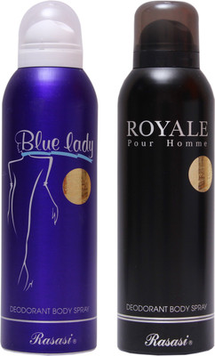 

Rasasi Blue Lady::Royale Men Combo Set(Set of 2)