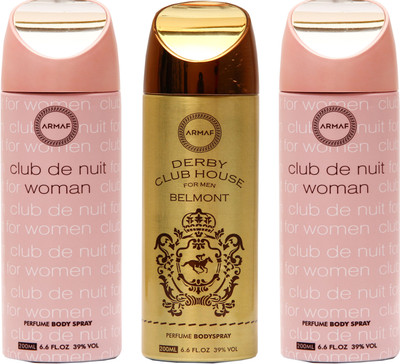 

Armaf Club De Nuit Pink, Belmont Combo Set(Set of 3)