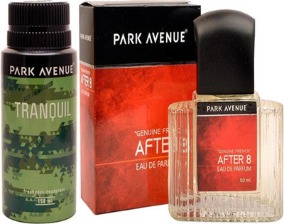 

Park avenue After 8 EDP , Tranquil Deodorant Combo Set(Set of 2)