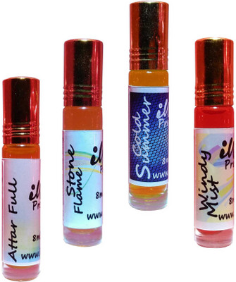 

Iwill Non Alcoholic Perfumes Floral Attar Fancy Ittar 32 ml Combo Set(Set of 4)