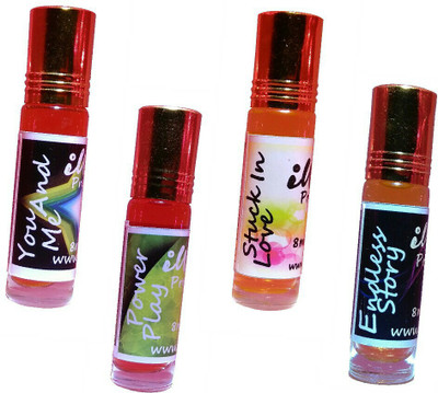 

Iwill Non Alcoholic Perfumes Floral Attar Fancy Ittar 32 ml Combo Set(Set of 4)