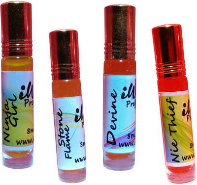 

Iwill Non Alcoholic Perfumes Floral Attar Fancy Ittar 32 ml Combo Set(Set of 4)