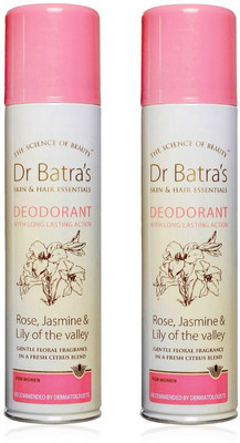 

Dr. batra's Rose Jasmin & Lily of the Valley Combo Set(Set of 2)