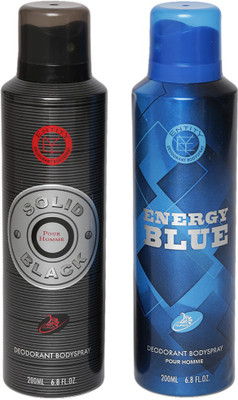 

York Solid Black and Energy Blue Combo Set(Set of 1)
