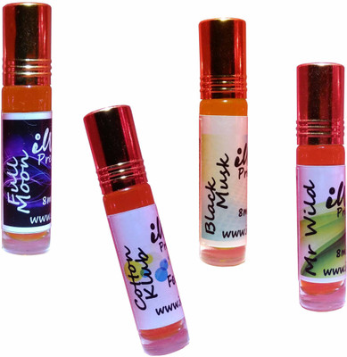 

Iwill Non Alcoholic Perfumes Floral Attar Fancy Ittar 32 ml Combo Set(Set of 4)