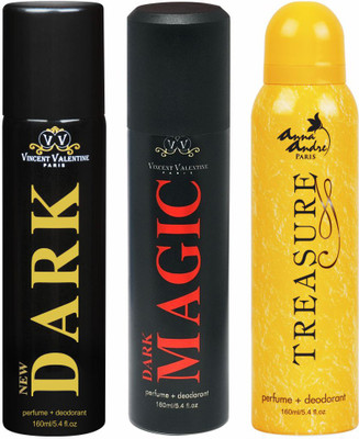 

Vincent valentine paris Dark, Dark Magic & Treasure Combo Set(Set of 3)