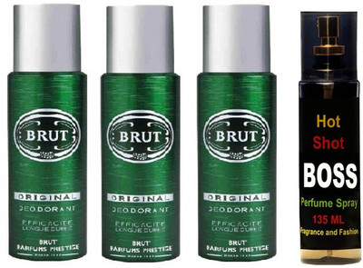 

Brut Set of brut deo and perfume of Fragrance and Fashion Combo Set(Set of 4)