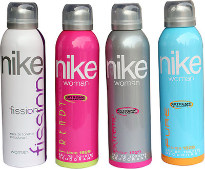 

Nike Set Of 4 Deodorants For Women/Girls Combo Set(Set of 4)