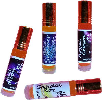 

Iwill Non Alcoholic Perfumes Floral Attar Fancy Ittar 32 ml Combo Set(Set of 4)