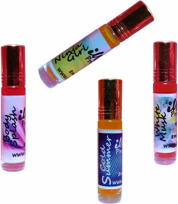 

Iwill Non Alcoholic Perfumes Floral Attar Fancy Ittar 32 ml Combo Set(Set of 4)