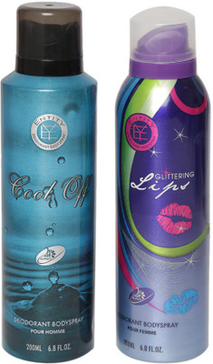 

York Cool Off & Glittering Lips Combo Set