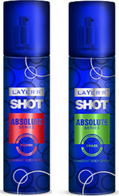 

Layer'r Shot Absolute Combo Of 2 - Power, Craze Combo Set(Set of 2)