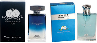 

Vincent valentine paris Etoile dHomme Nuit Perfume & Aqua de Valentine Perfume (100ml) Set Gift Set(Set of 2)