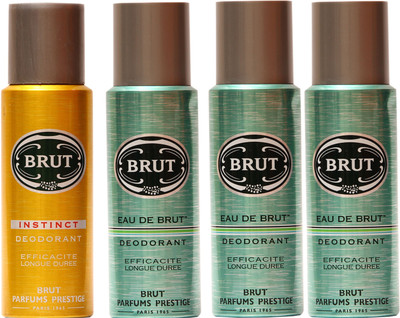 

Brut Eau De Brut,Instinct Combo Set(Set of 4)