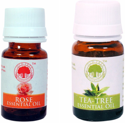 

Old tree Rose and Tea Tree Essential Oil Combo Set(Set of 2)