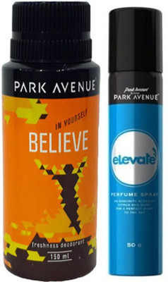 

Park avenue Elevate ,Believe Deodorant Spray Combo Set(Set of 2)