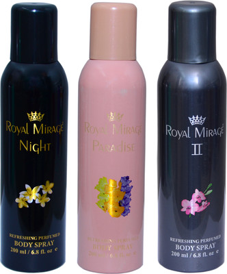 

Royal Mirage NIGHT , PARADISE , GRAY II Combo Set
