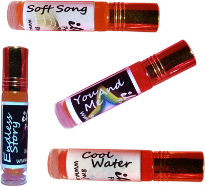 

Iwill Non Alcoholic Perfumes Floral Attar Fancy Ittar 32 ml Combo Set(Set of 4)