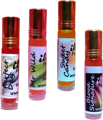 

Iwill Non Alcoholic Perfumes Floral Attar Fancy Ittar 32 ml Combo Set(Set of 4)