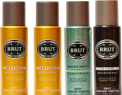

Brut Instinct,Eau De Brut,Musk Combo Set(Set of 4)