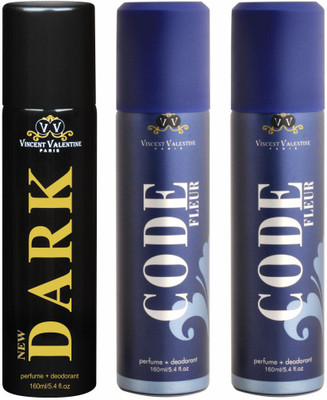 

Vincent valentine paris Dark, Code Fleur Combo Set(Set of 3)