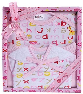 

Baby Bucket Baby Gift Set Pink - Set of 4(Multicolor)