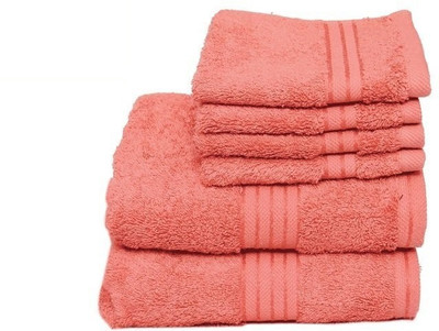 

Avira home Rust Coloured 650 GSM Plush Egyptian 100% Cotton Towels -2 Large Hand Towels and 4 Face Towels Combo Set(Set of 6)