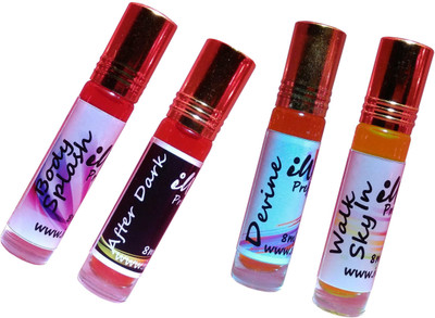 

Iwill Non Alcoholic Perfumes Floral Attar Fancy Ittar 32 ml Combo Set(Set of 4)
