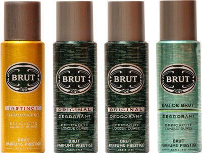 

Brut Instinct,Original,Eau De Brut Combo Set(Set of 4)