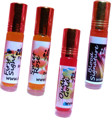 

Iwill Non Alcoholic Perfumes Floral Attar Fancy Ittar 32 ml Combo Set(Set of 4)