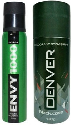 

Denver Black Code,Force Gift Set Combo Set(Set of 2)
