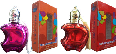 

Kr attarwala Apple Red Rose Attar 12ml + Apple Pink Lady Attar 12ml Gift Set(Set of 2)