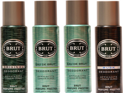 

Brut Eau De Brut,Original,Musk Combo Set(Set of 4)