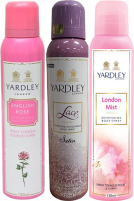 

Yardley london Deodorants combo No-78 Combo Set(Set of 3)