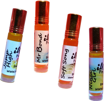 

Iwill Non Alcoholic Perfumes Floral Attar Fancy Ittar 32 ml Combo Set(Set of 4)