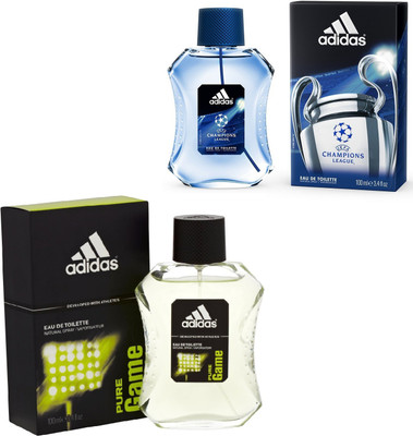 

Adidas Pure Game And Champions League Edt For Men 100 Ml Gift Set Combo Set(Set of 2)
