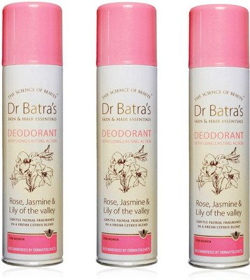 

Dr. batra's Rose Jasmin & Lily of the Valley Combo Set(Set of 3)