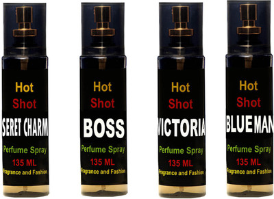 

Fragrance and fashion Set of 4 Perfumes for Men and Women of 135 ml Each Combo Set(Set of 4)