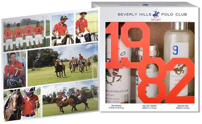 

Beverly hills polo club BHPC Sports No.9 3 Piece Giftset Gift Set(Set of 3)
